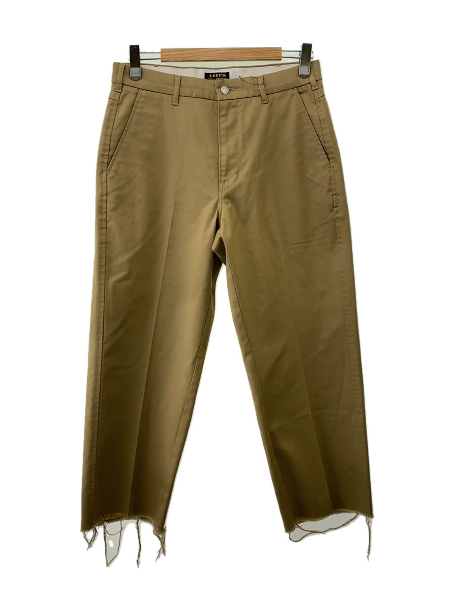 【中古】Levi’s◆STA-PREST/コットン/BEG/PC9-47873-0000/裾フリンジ【メンズウェア】