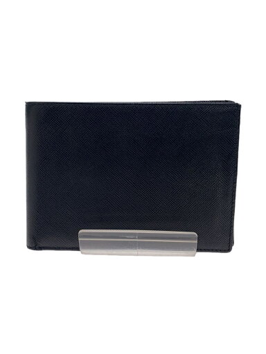 【中古】PRADA◆2つ折り財布/--/BLK/無地/メンズ【服飾雑貨他】 【中古】PRADA◆2つ折り財布/--/BLK/無地/メンズ【服飾雑貨他】