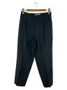 【中古】YOHJI YAMAMOTO◆costume d homme/2タックスラックスパンツ/S/ウール/BLK/ストライプ/HE-X03-155//【メンズウェア】(4)