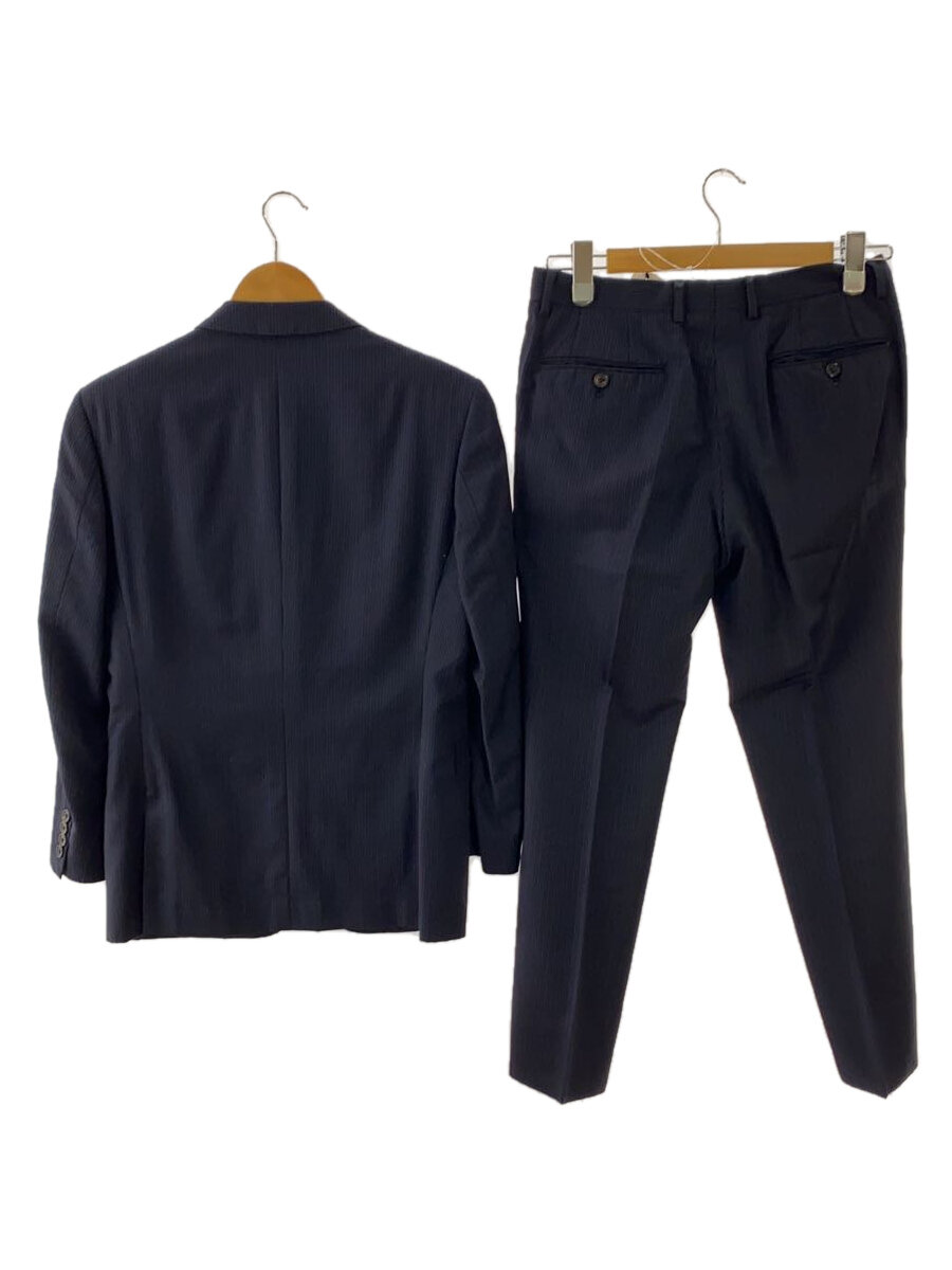 【中古】Paul Smith◆スーツ/セットアップ/M/ウール/NVY/ストライプ/PL-HK-30571/内側破れ有【メンズウェア】