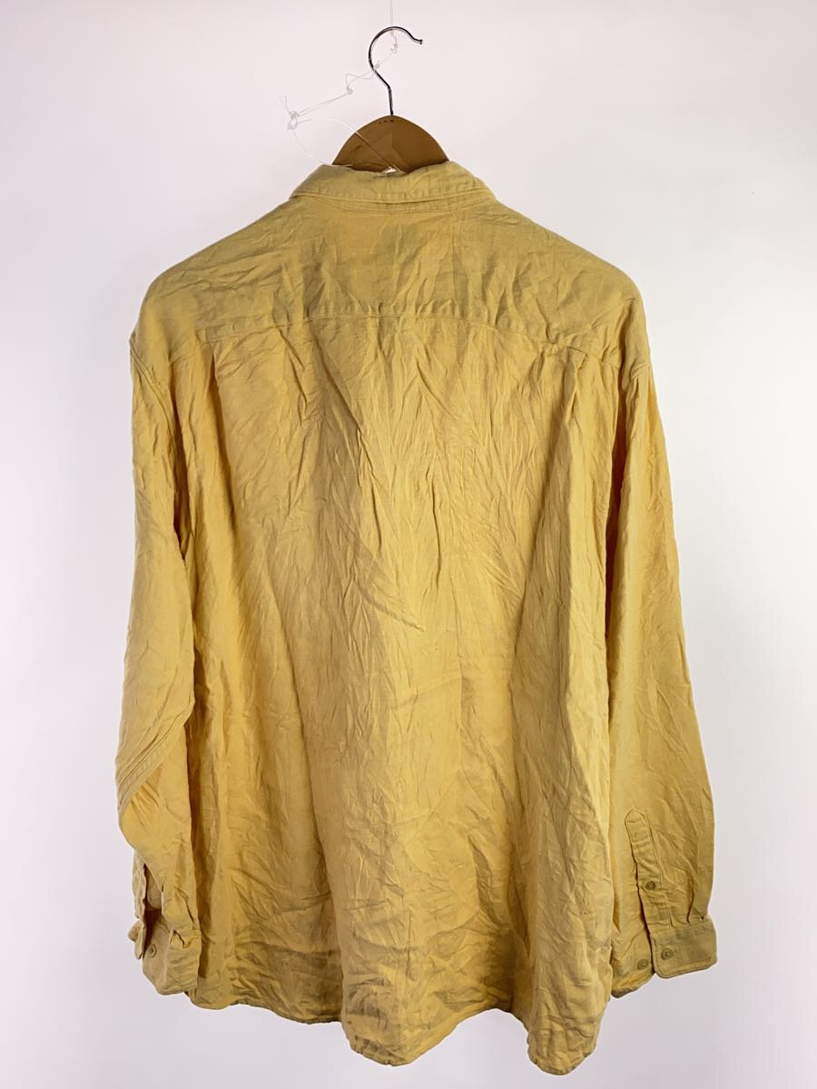 【中古】GAP◆長袖シャツ/XL/コットン/YLW【メンズウェア】