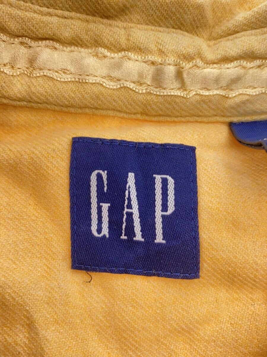 【中古】GAP◆長袖シャツ/XL/コットン/YLW【メンズウェア】