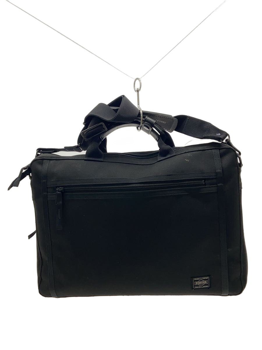 【中古】PORTER◆ショルダーバッグ/--/BLK/無地【バッグ】