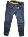 【中古】VANSON◆ストレートパンツ/38/コットン/NVY【メンズウェア】(4)