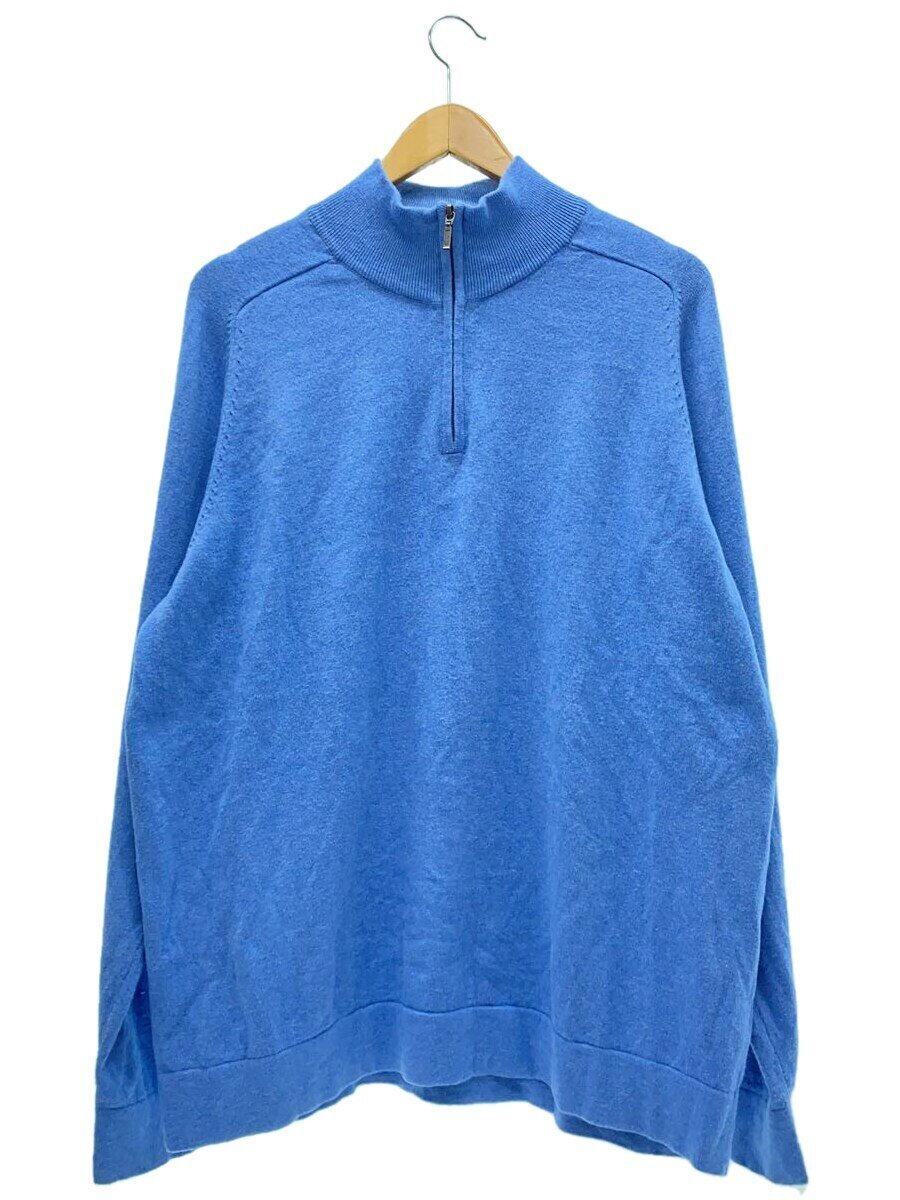 【中古】L.L.Bean◆ニット・セーター(薄手)/XL/コットン/BLU【メンズウェア】