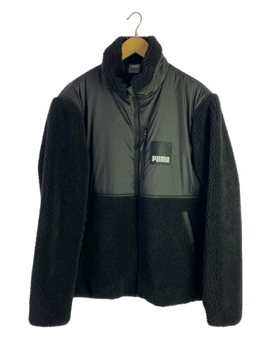 【中古】PUMA◆フリースジャケット/L/ポリエステル/BLK/587713-01【メンズウェア】 【中古】PUMA◆フリースジャケット/L/ポリエステル/BLK/587713-01【メンズウェア】