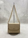 【中古】CHANEL◆ショルダーバッグ/レザー/CRM/無地【バッグ】