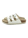 【中古】BIRKENSTOCK◆BIRKENSTOCK/ビルケンシュトック/サンダル/23cm/ホワイト【シューズ】