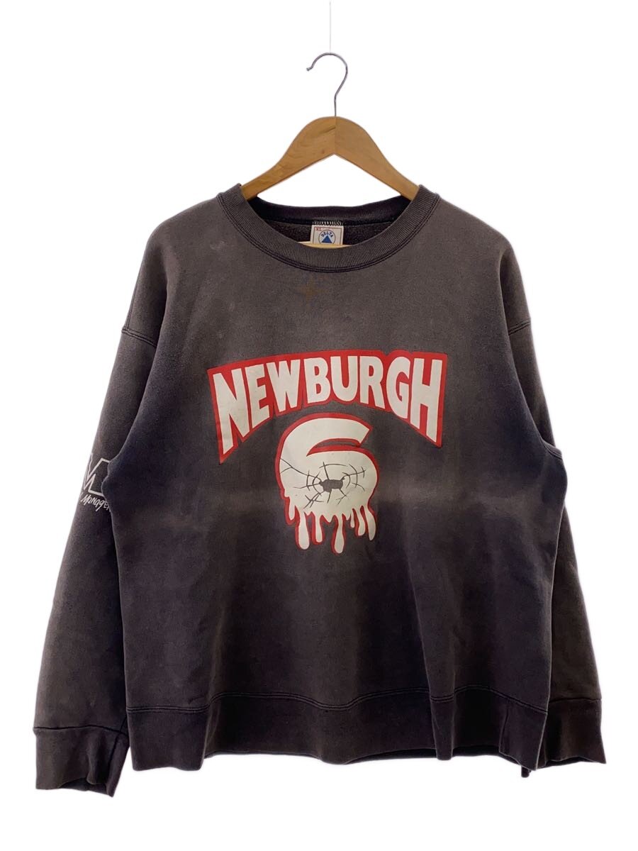 DELTA◆NEWBURGH/90s/USA製/スウェット/XL/コットン/GRY