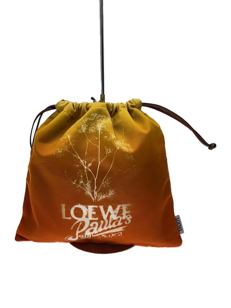 楽天2nd STREET 楽天市場店【中古】LOEWE◆ポーチ/コットン/ORN/フェンネル/ドローストリングポーチ/パウラズ/巾着【バッグ】