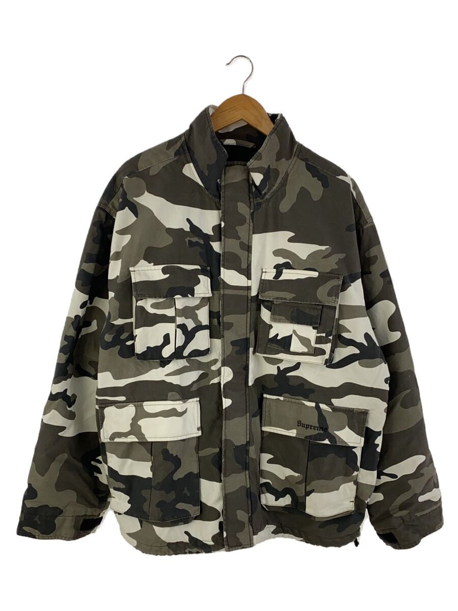 Supreme◆25SS/Aphex Twin Alpha Industries Cargo Jacket/XXL/コットン/GRY