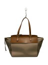 【中古】FURLA◆DOLCE VITA バイカラーハンドバッグ/レザー/BRW【バッグ】(4)