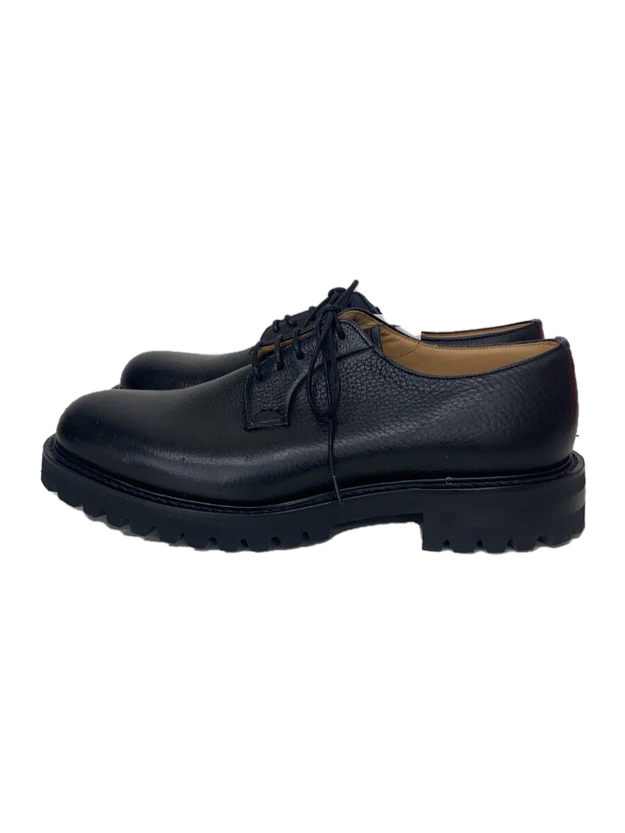 【中古】Church’s◆SHANNON/グレインレザーダービーシューズ/UK7.5/黒/ブラック【シューズ】