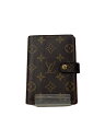 【中古】LOUIS VUITTON◆アジェンダPM_モノグラム_BRW/レザー/BRW/総柄/レディース【服飾雑貨他】
