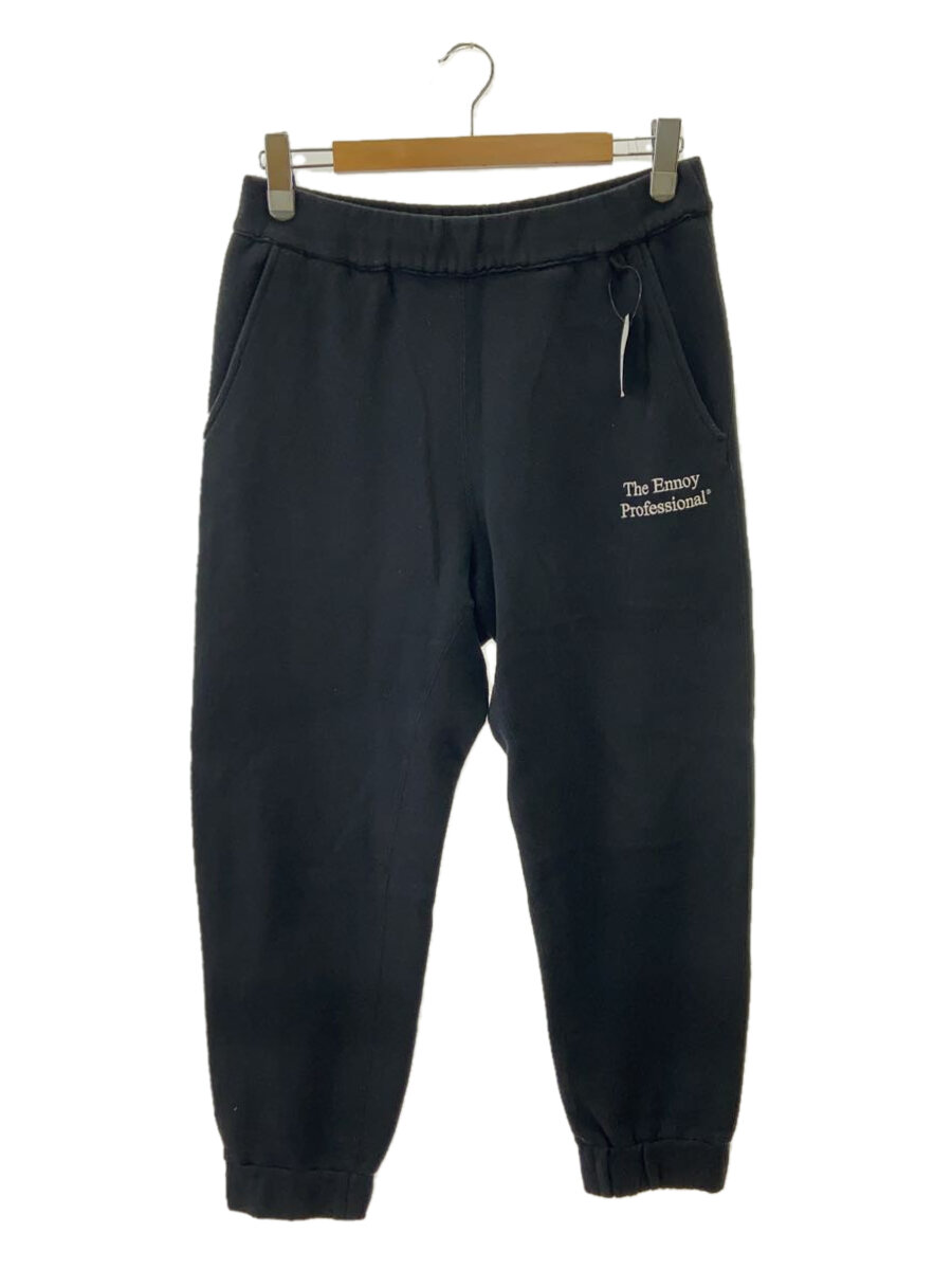 【中古】the ennoy professional◆×IS-NESS/ボトム/M/コットン/BLK/AW19BRENPT02NN/毛羽【メンズウェア】