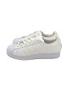 【中古】adidas◆オリジナルス/SUPER STAR FOUNDATION J/スーパースターファンデーション/ホワイト/24.5c【シューズ】