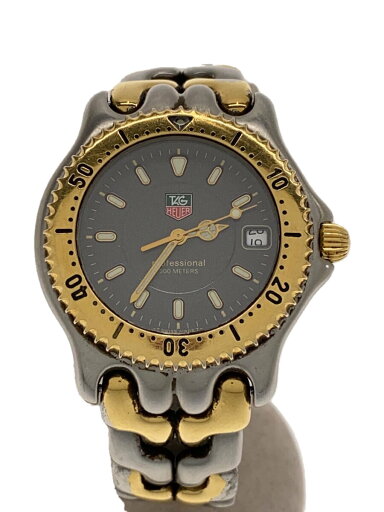 【中古】TAGHeuer◆クォーツ腕時計/アナログ/ステンレス/GLD/SLV/SS【服飾雑貨他】 【中古】TAGHeuer◆クォーツ腕時計/アナログ/ステンレス/GLD/SLV/SS【服飾雑貨他】