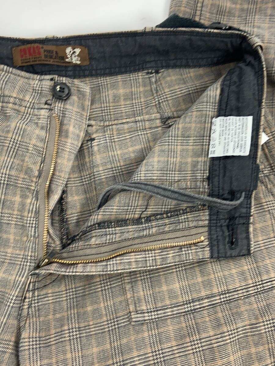【中古】COKAS/ボトム/31/コットン/BEG/チェック【メンズウェア】
