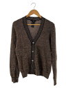 【中古】GUCCI◆カーディガン(厚手)/L/--/BRW/無地/147019【メンズウェア】