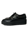 【中古】endevice◆ダブルモンク/ローファー/42/BLK/ELT770-1【シューズ】