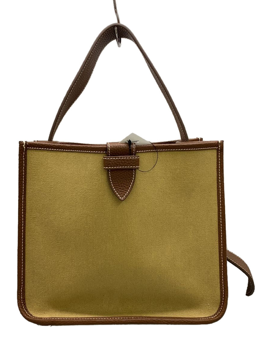 【中古】VASIC◆バッグ/キャンバス/BEG//【バッグ】