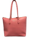 【中古】FURLA◆トートバッグ/レザー/PNK/無地【バッグ】