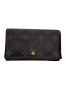 【中古】LOUIS VUITTON◆2)ポルト・フォイユ・トレゾール_モノグラム・キャンバス/PVC/BRW/総柄/レディース【服飾雑貨他】(4)