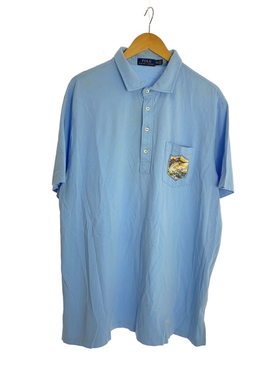 【ブランド】POLO RALPH LAUREN 【ブランドカナ】ポロラルフローレン 【型番】 【程度】B 【サイズ】XXL 【メインカラー】ブルー 【素材・生地】コットン 【キーワード】　　 2025/10/28 セカンドストリート伊川谷店【3981】【中古】POLO RALPH LAUREN◆ポロシャツ/XXL/コットン ブランド POLO RALPH LAUREN 型番 カラー ブルー 柄 素材・生地 コットン>色・素材について サイズ XXL>サイズ表示について 実寸（cm） 【Tシャツ】 肩幅：52 / 身幅：63.5 / 着丈：77 / 袖丈：25 【その他】 その他サイズ：/ 商品は　セカンドストリート伊川谷店の店頭にて販売しております。商品に関するお問合わせは、お電話(TEL:078-978-5007)にて、問合わせ番号：2339814837242をお伝えください。 配送方法やお支払い方法に関するお問い合わせは、サポートセンターまでご連絡をお願いします。 ※お電話の対応は営業時間内のみとなります。お問い合わせフォームでお問い合わせの際はご注文番号をご記入下さい この商品に関する出品店舗からのコメント 汚れあり