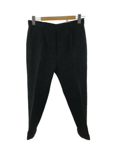 【中古】WACKO MARIA◆スラックスパンツ/S/ウール/BLK//【メンズウェア】 【中古】WACKO MARIA◆スラックスパンツ/S/ウール/BLK//【メンズウェア】