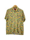 【中古】Supreme◆半袖シャツ/M/レーヨン/花柄【メンズウェア】