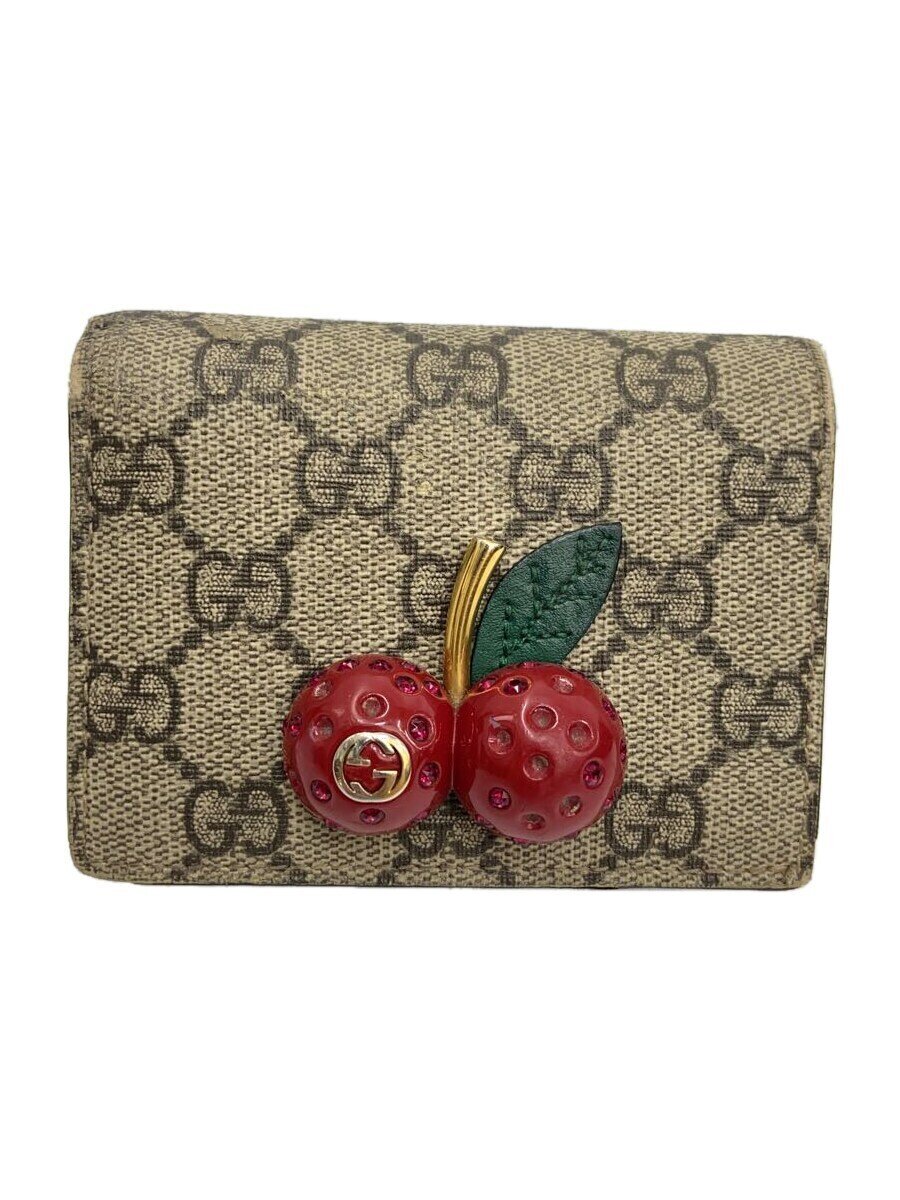 【中古】GUCCI◆2つ折り財布_GGスプリ