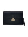 【中古】Cartier◆ウエストバッグ/レザー/ブラック/セカンドバッグ【バッグ】