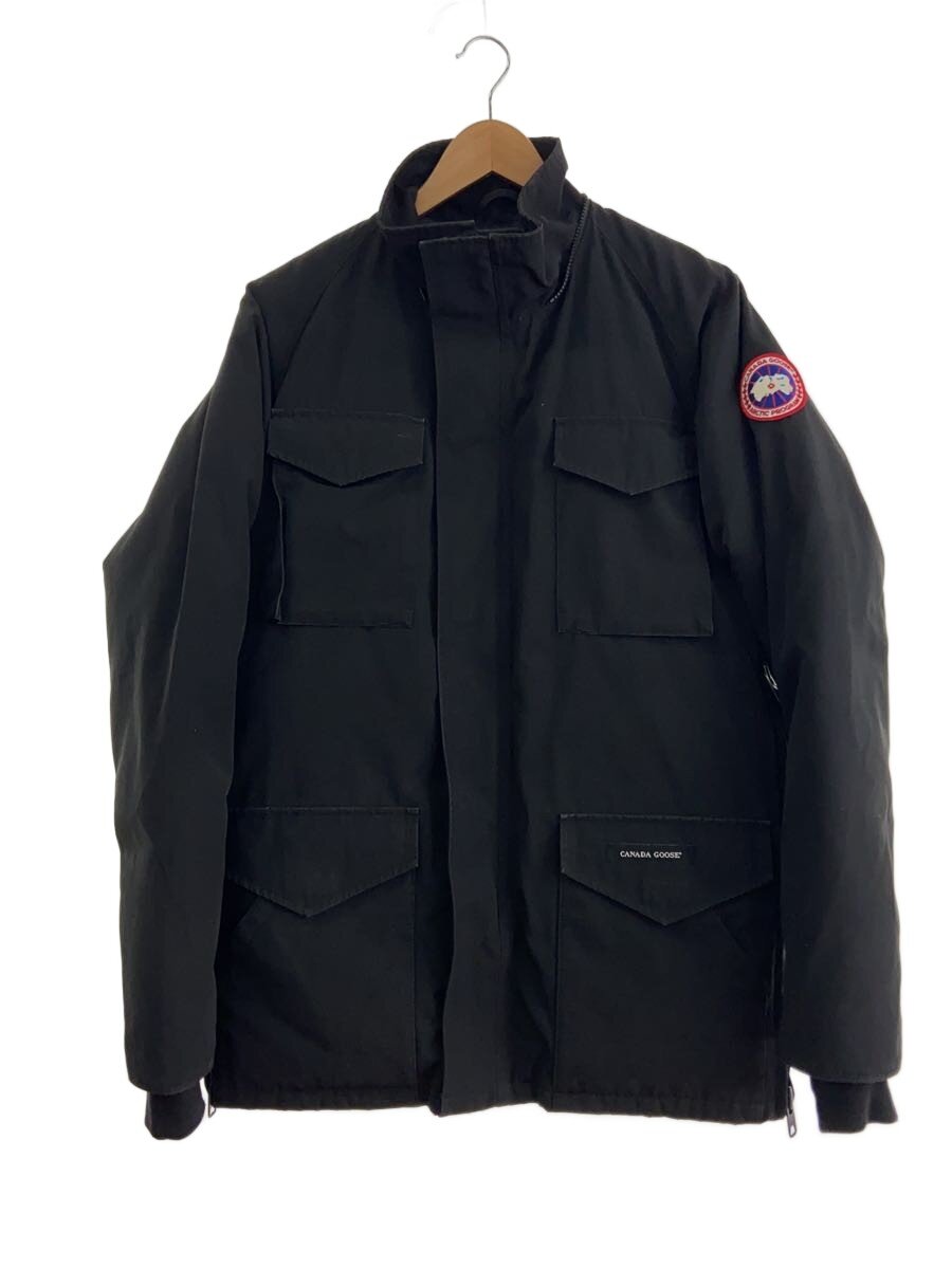 【中古】CANADA GOOSE◆JASPER PARKA/ダウンジャケット/XS/ポリエステル/BLK/68F8490【メンズウェア】