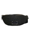 【中古】MARC JACOBS◆ウエストバッグ/ナイロン/BLK【バッグ】