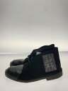 【中古】Clarks◆デザートブーツ/26cm/ブラック/黒/つま先擦れ/靴底汚れ//【シューズ】(4)