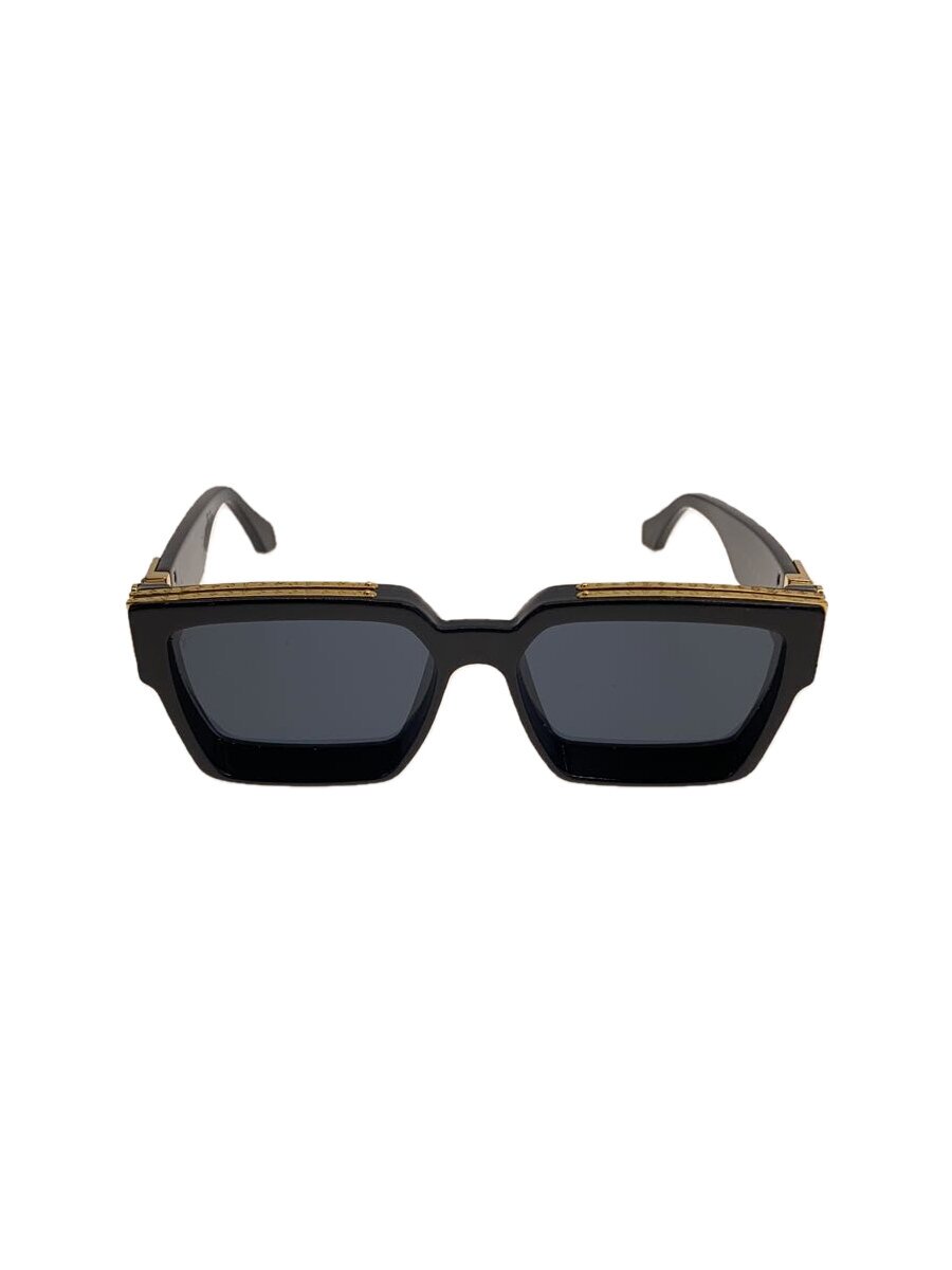 【中古】LOUIS VUITTON◆サングラス1.1ミリオネアー_BLK/ウェリントン/プラスチック/BLK/BLK/メンズ//【服飾雑貨他】