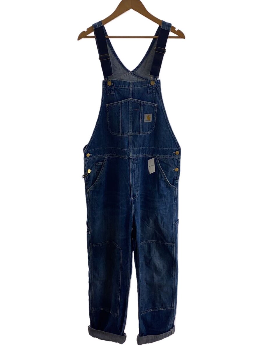 【中古】Carhartt◆BIB OVERALL/オーバーオール/32/デニム/インディゴ/無地///【メンズウェア】