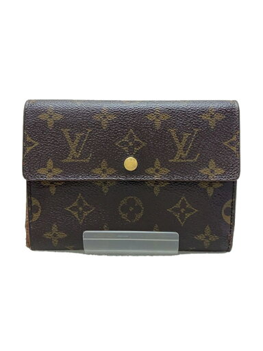 【中古】LOUIS VUITTON◆ポルト・トレゾール・エテュイシェキエ_モノグラム・キャンバス_BRW/PVC/BRW/モノグラム/レディース【服飾雑貨他】 【中古】LOUIS VUITTON◆ポルト・トレゾール・エテュイシェキエ_モノグラム・キャンバス_BRW/PVC/BRW/モノグラム/レディース【服飾雑貨他】