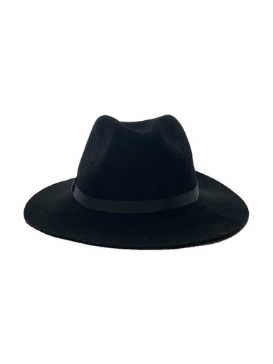 【中古】NEWYORK HAT&CAP CO.◆中折れハット/--/ウール/BLK/メンズ【服飾雑貨他】 【中古】NEWYORK HAT&CAP CO.◆中折れハット/--/ウール/BLK/メンズ【服飾雑貨他】