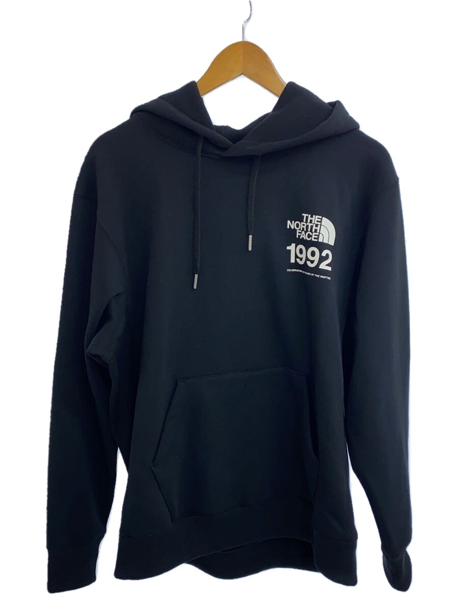 【中古】THE NORTH FACE◆パーカー/L/ポリエステル/BLK/無地【メンズウェア】