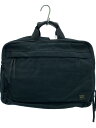 【中古】PORTER◆ブリーフケース/キャンバス/BLK【バッグ】