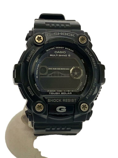 【中古】CASIO◆ソーラー腕時計・G-SHOCK/デジタル/ラバー/BLK/BLK【服飾雑貨他】 【中古】CASIO◆ソーラー腕時計・G-SHOCK/デジタル/ラバー/BLK/BLK【服飾雑貨他】