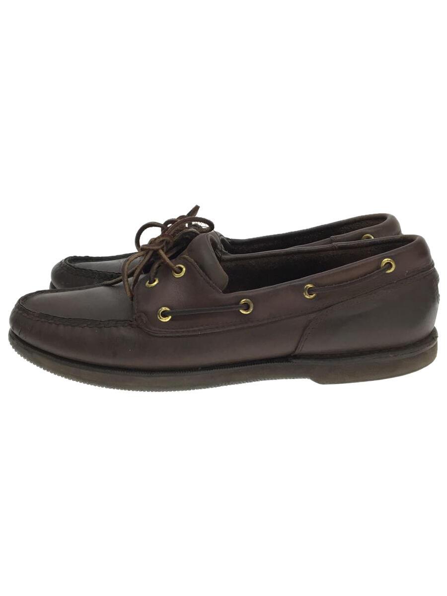 【中古】Rockport◆Perth Boat Shoe/デッキシューズ/US11/BRW/M5109【シューズ】