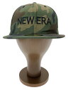 【中古】NEW ERA◆キャップ/7 1/8/コットン/KHK/カモフラ/メンズ【服飾雑貨他】