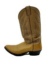 【中古】Justin BOOTS◆ウェスタンブーツ/--/CML/レザー/8737【シューズ】
