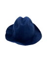 【中古】Borsalino◆Alessandria/アレッサンドリア/ハット/ブルー/無地/レディース/15122【服飾雑貨他】(4)