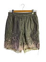 【中古】KAMIYA◆BORO DUCK WRAP SKIRT/M/コットン/GRY/G14PT061【メンズウェア】