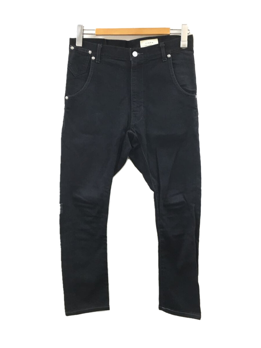 【中古】JieDa◆SARROUEL SKINNY DENIM/ストレートパンツ/1/コットン/ブラック/Jie-STD-PT01【メンズウェア】