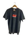 【中古】Supreme◆24SS/Toy Machine Devil Cat Tee/Tシャツ/L/コットン/ブラック【メンズウェア】(4)