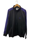 【中古】adidas◆BECKENBAUER TRACKTOP/ジャージ/L/ポリエステル/BLK/無地/iz4923【メンズウェア】